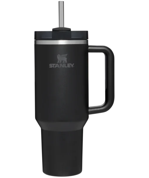 Black Stanley 40 Oz. Quencher H2.0 FlowState Stainless Steel Vacuum Insulated Tumbler