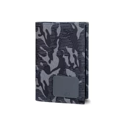 4CQ01CJ Personalized Passport Wallet - Fabric and Leather - SOWER P - Gray Camou