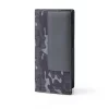 4CN04CJ Personalized Long Wallet Made Of Leather And Fabric - Leader L - Gray Camou