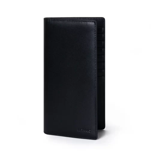 4CO01CJ Personalized Meron L Long Wallet - Lethnic - Black