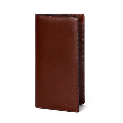 4CO01CJ Personalized Meron L Long Wallet - Lethnic - Dark Brown
