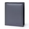 4CM02CJ Personalized Vertical Wallet For Men Meron-V Grey