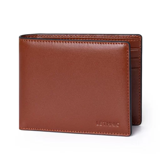 4CP03CJ Meron-H Horizontal Men's Wallet With Personality - Dark Brown