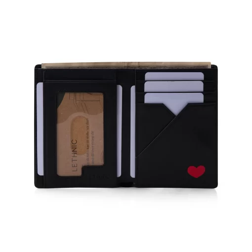 4CN01CJ Personalized Vertical Wallet For Men LOVE - V