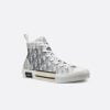 B23 High-Top Sneaker White And Black Dior Oblique Canvas - 3SH118YJP_H069