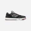 B27 Low-Top Sneaker Black Smooth Calfskin With Beige And Black Dior Oblique Jacquard - 3SN272ZIR_H965