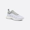 B25 Sneaker Gray Neoprene And White Technical Mesh - 3SN275ZJD_H068