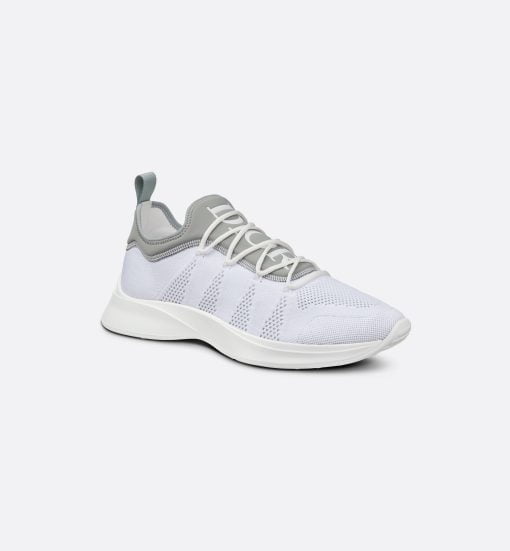 B25 Sneaker Gray Neoprene And White Technical Mesh - 3SN275ZJD_H068