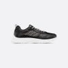 B25 Runner Sneaker Black Smooth Calfskin And Beige And Black Dior Oblique Jacquard - 3SN299ZIR_H965