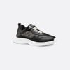 B25 Runner Sneaker Black Smooth Calfskin And Beige And Black Dior Oblique Jacquard - 3SN299ZIR_H965