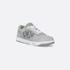 B27 Low-Top Sneaker Dior Gray Smooth Calfskin And CD Diamond Canvas - 3SN272ZPP_H868