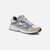 B30 Sneaker Cream Mesh And Beige, Blue And Gray Technical Fabric - 3SN279ZRB_H111