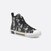 B23 High-Top Sneaker Beige And Black Maxi Dior Oblique Jacquard - 3SH126ZXX_H961