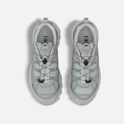 Alternative view of B31 Runner Sneaker Gray Technical Mesh And Rubber With Warped Cannage Motif