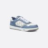 B27 Low-Top Sneaker Blue and White Smooth Calfskin With White Dior Oblique Galaxy Leather - 3SN272ZIJ_H580