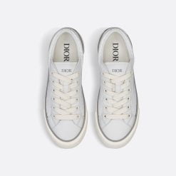 Alternative view of B33 Sneaker White Smooth Calfskin And Dior Oblique Jacquard