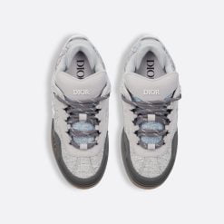 Alternative view of B9S Skater Sneaker Limited And Numbered Edition, Gray, Deep Gray and Blue Cannage Cotton Tweed