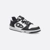 B57 Low-Top Sneaker Black And White Smooth Calfskin With Beige And Black Dior Oblique Jacquard - 3SN318ZXU_H960