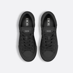 Alternative view of B33 Sneaker Black Grained Calfskin And Black Dior Gravity Leather