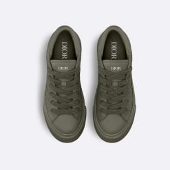 Alternative view of B33 Sneaker Khaki Grained Calfskin And Khaki Dior Gravity Leather