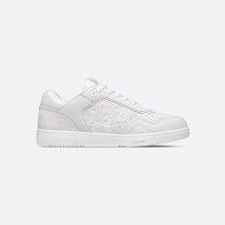B27 Low-Top Sneaker White Grained Calfskin And White Dior Gravity Leather - 3SN272ZAY_H000