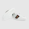 Men's ACE Embroidered Sneaker White Leather - 429446 02JP0 9064