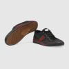 Men's Gucci Off The Grid Sneaker Black GG Nylon Made From ECONYL®— Regenerated Nylon - 628709 H9H70 1072