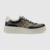 Men's GG Sneaker Black And Ebony GG Supreme Canvas - 669582 UPGA0 1080