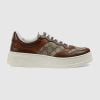 Men's GG Sneaker Beige And Ebony GG Supreme Canvas - 669582 UPGA0 2348
