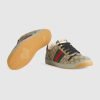 Men's Screener Sneaker Beige And Ebony GG Supreme Canvas - 674530 96GE0 9766