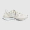 Men's Gucci Run Sneaker White Suede - 749785 AAB62 9144