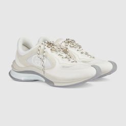 Alternative view of Men's Gucci Run Sneaker White Suede