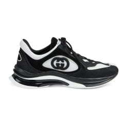 Men's Gucci Run Sneaker Black suede - 749785 AACSK 1089