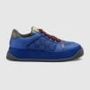Men's Screener Sneaker Blue And Black GG Canvas - 750048 FAB4C 4246
