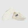 Men's Interlocking GG Rhyton Sneaker Ivory leather - ‎757857 UPG70 9567