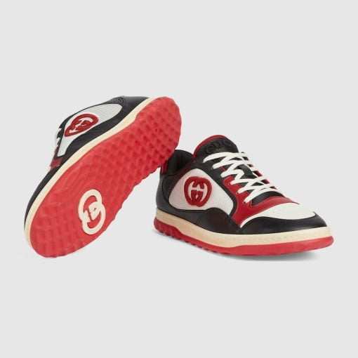 Men's MAC80 Sneaker Black Leather - 762611 AACNW 1051