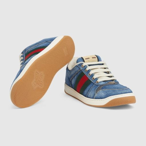 Men's Screener Sneaker Blue Denim - 771097 FAC1U 4145