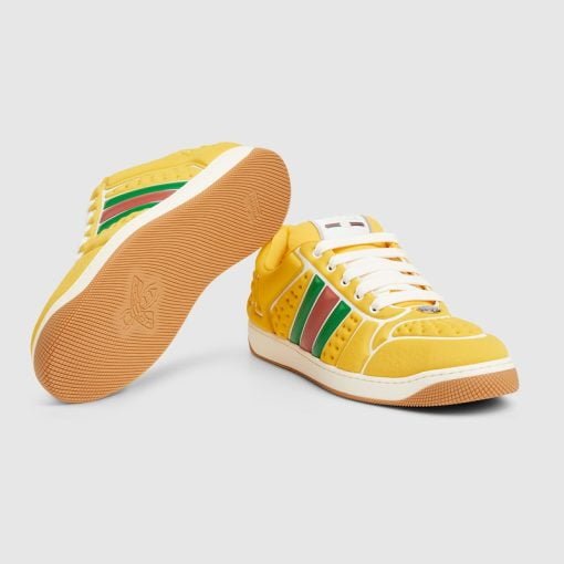 Men's Screener Sneaker Yellow Neoprene - 782906 FAC6S 7042