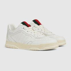 Alternative view of Men's Gucci Re-Web Sneaker White Leather