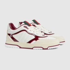 Alternative view of Men's Gucci Re-Web Sneaker Red And White Leather