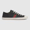 Men's Sneaker With Web Black Cotton Fabric - 786366 FADFS 1052