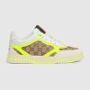 Men's Gucci Re-Web Sneaker Yellow And Ebony Original GG canvas - 787476 AADHW 9562