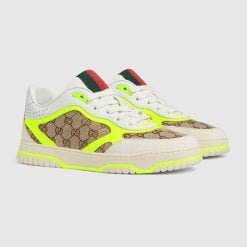 Alternative view of Men's Gucci Re-Web Sneaker Yellow And Ebony Original GG Canvas