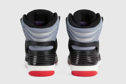 Gucci Basket High Top Black Demetra Beige Ebony Grey - 673077 2SHG0 1066