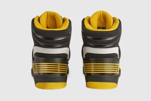 Gucci Basket High Top Black Yellow - 661308 2SH90 1098