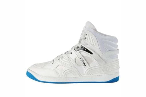 Gucci Basket High Top White Blue - 661301-2SHA0-9014