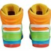 Gucci Basket High Top White Demetra Green Purple Orange Blue - 661310 2SH80 9062