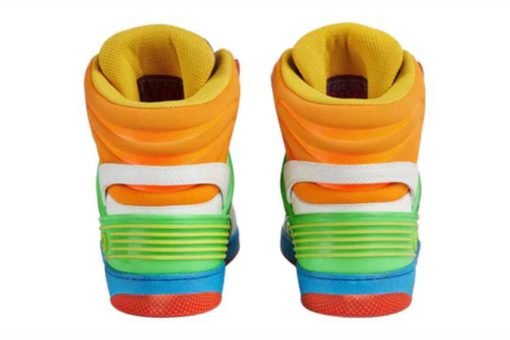 Gucci Basket High Top White Demetra Green Purple Orange Blue - 661310 2SH80 9062