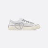 B33 Sneaker Gray Smooth Calfskin And Gray Dior Oblique Jacquard - 3SN303ZDE_H068