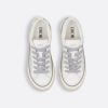 B33 Sneaker Gray Smooth Calfskin And Gray Dior Oblique Jacquard - 3SN303ZDE_H068